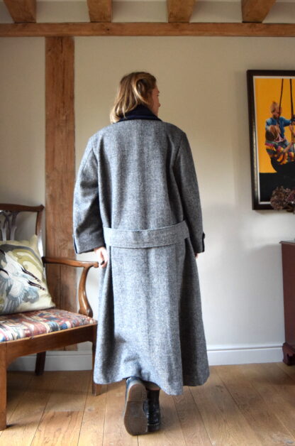 Laura Ashley Welsh Tweed and Velvet Coat. Medium - Image 3